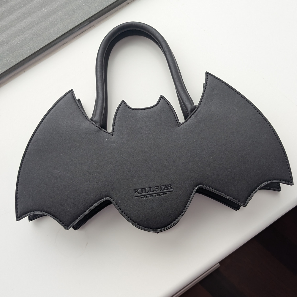 Killstar Selena Shade Black Bat-Shaped Handbag